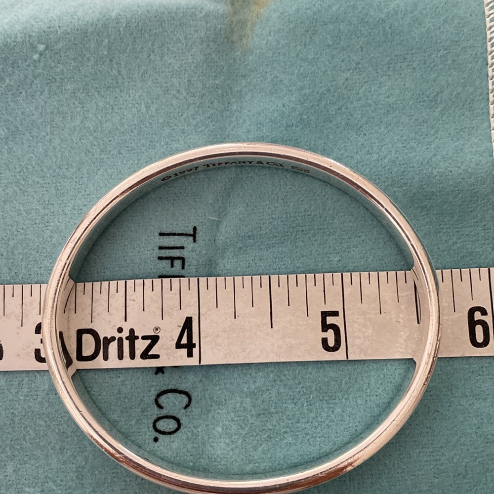 Tiffany sterling bangle bracelet - Picture 6 of 16